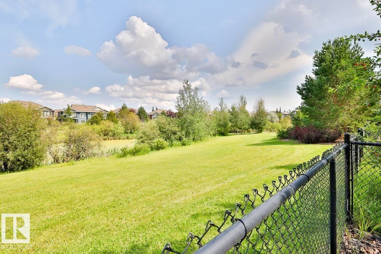 Green space along the rear fence line