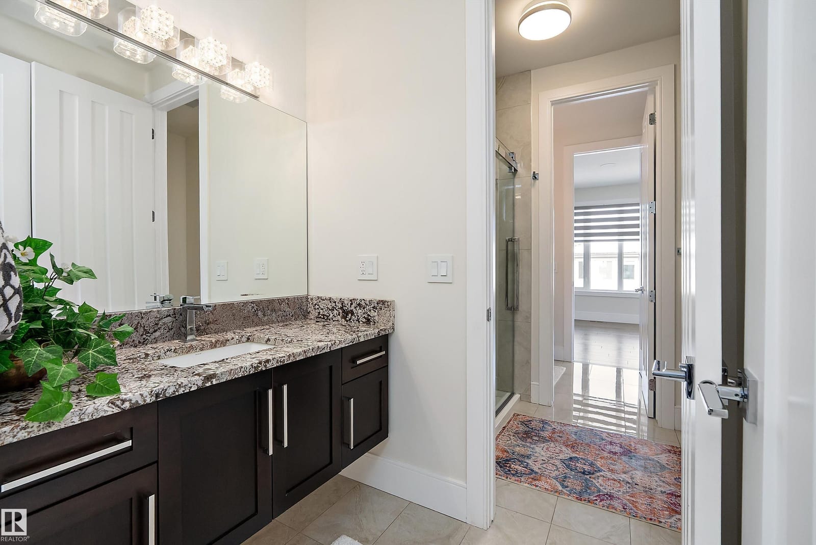 Bathroom vanity, second angle